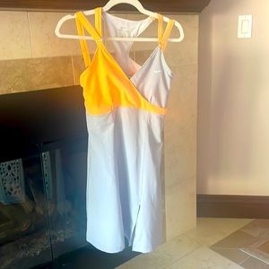 Maria Sharapova Nike orange and grey tennis dress. Size small-medium